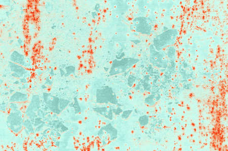 abstract red, orange, celadon and aquamarine colors background for design.