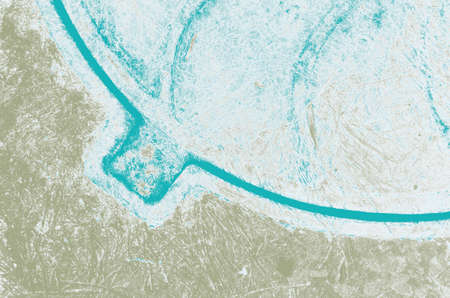 abstract turquoise, blue and khaki colors background for design.