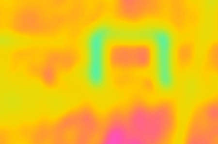 abstract blur green, yellow and pink colors background for design.の写真素材