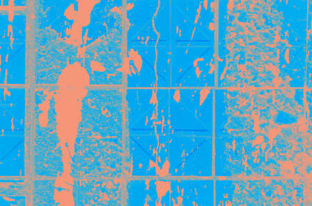 abstract coral and blue color texture background with copy space for design.