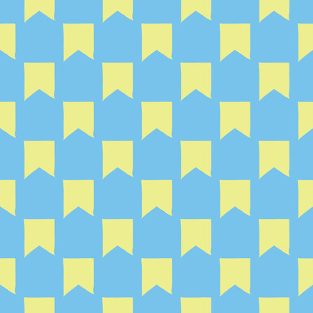 Vector seamless pattern, texture background. Hand drawn and blue, yellow colors.のイラスト素材