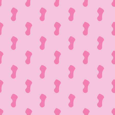 Vector seamless texture background pattern. Hand drawn and pink colors.のイラスト素材