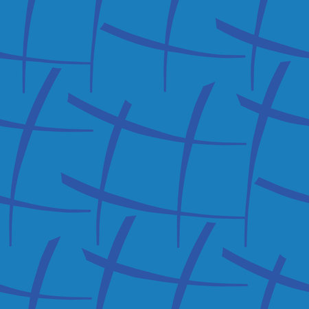 Vector seamless texture background pattern. Hand drawn and blue colors.のイラスト素材