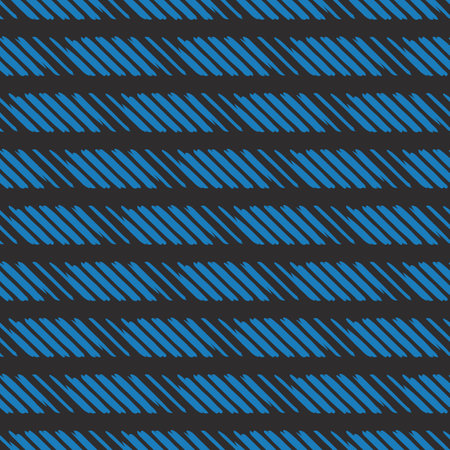Vector seamless texture background pattern. Hand drawn, black and blue colors.のイラスト素材