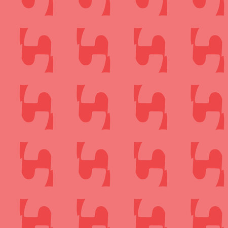 Vector seamless texture background pattern. Hand drawn and red colors.のイラスト素材