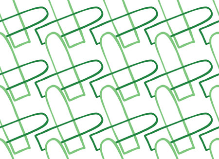 Vector texture background, seamless pattern. Hand drawn, green and white colors.のイラスト素材