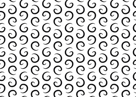 Vector texture background, seamless pattern. Hand drawn, black and white colors.のイラスト素材