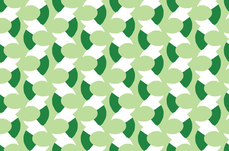 Vector texture background, seamless pattern. Hand drawn, green and white colors.のイラスト素材