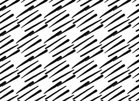 Vector texture background, seamless pattern. Hand drawn, black and white colors.のイラスト素材