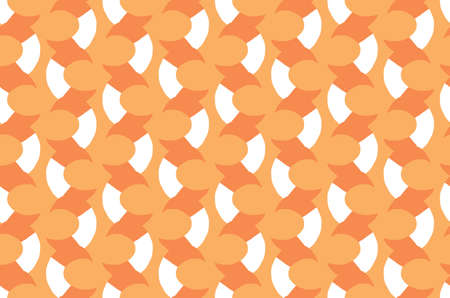 Vector texture background, seamless pattern. Hand drawn, orange and white colors.