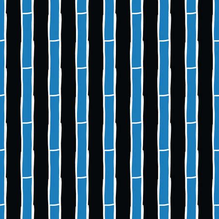 Vector seamless texture background pattern. Hand drawn, blue, black and white colors.のイラスト素材