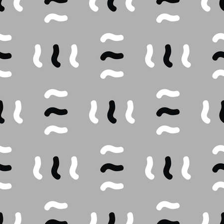 Vector seamless texture background pattern. Hand drawn, grey, black and white colors.