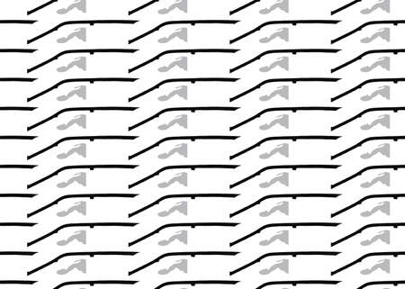 Vector texture background, seamless pattern. Hand drawn, black, grey and white colors.のイラスト素材