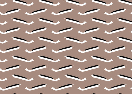 Vector texture background, seamless pattern. Hand drawn, brown, white and black colors.
