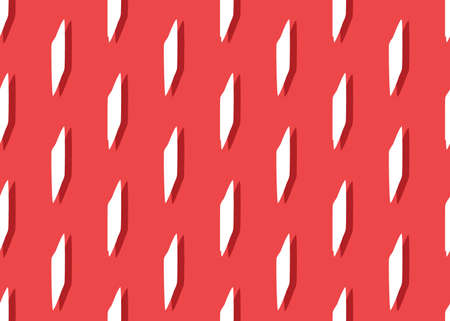 Vector texture background, seamless pattern. Hand drawn, red and white colors.