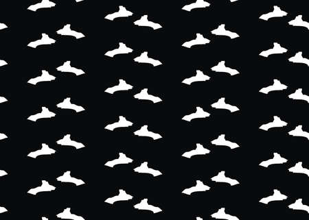 Vector texture background, seamless pattern. Hand drawn, black and white colors.のイラスト素材