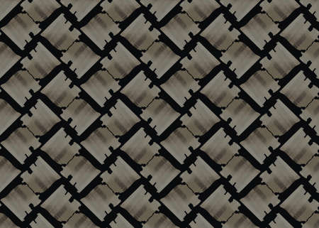 Vector texture background, seamless pattern. Hand drawn, brown and black colors.