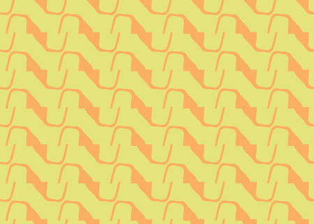 Vector texture background, seamless pattern. Hand drawn, yellow and orange colors.
