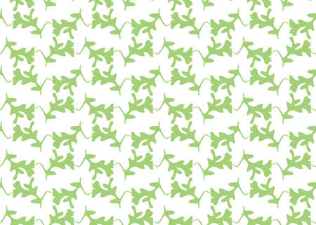 Vector texture background, seamless pattern. Hand drawn, green and white colors.のイラスト素材