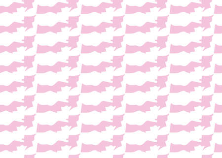 Vector texture background, seamless pattern. Hand drawn, pink and white colors.のイラスト素材