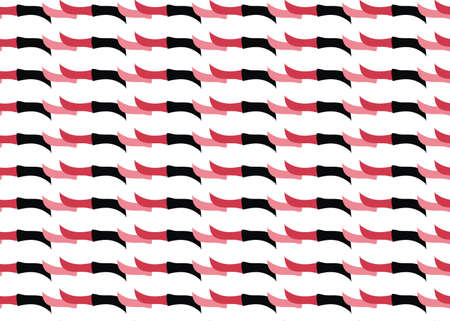 Vector texture background, seamless pattern. Hand drawn, red, black and white colors.
