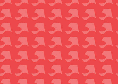 Vector texture background, seamless pattern. Hand drawn and red colors.