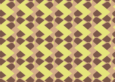 Vector texture background, seamless pattern. Hand drawn, yellow and brown colors.