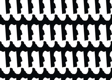 Vector texture background, seamless pattern. Hand drawn, black and white colors.