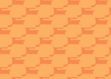 Vector texture background, seamless pattern. Hand drawn and orange colors.のイラスト素材