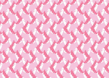 Vector texture background, seamless pattern. Hand drawn, pink and white colors.のイラスト素材
