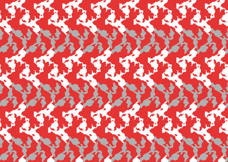 Vector texture background, seamless pattern. Hand drawn, red, grey and white colors.のイラスト素材