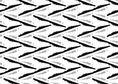 Vector texture background, seamless pattern. Hand drawn, black, grey and white colors.のイラスト素材