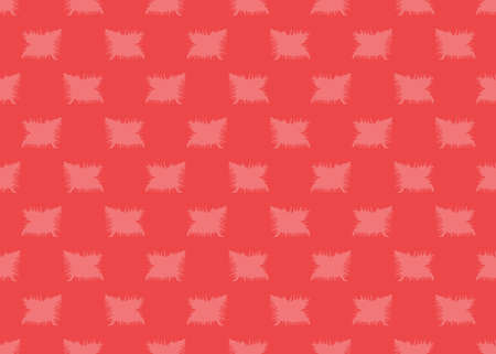 Vector texture background, seamless pattern. Hand drawn and red colors.のイラスト素材