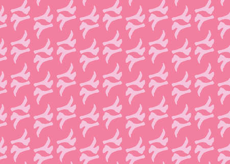 Vector texture background, seamless pattern. Hand drawn and pink colors.