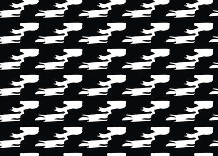 Vector texture background, seamless pattern. Hand drawn, black and white colors.
