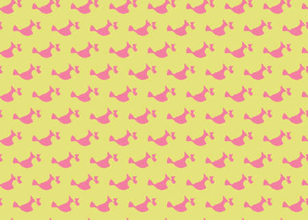 Vector texture background, seamless pattern. Hand drawn, yellow and pink colors.