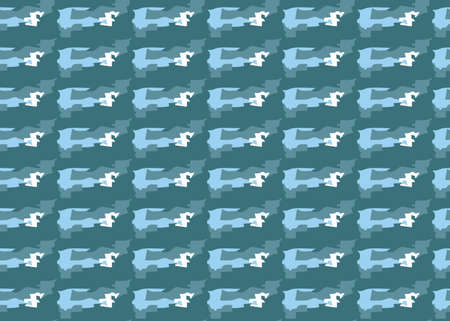 Vector texture background, seamless pattern. Hand drawn, blue and white colors.