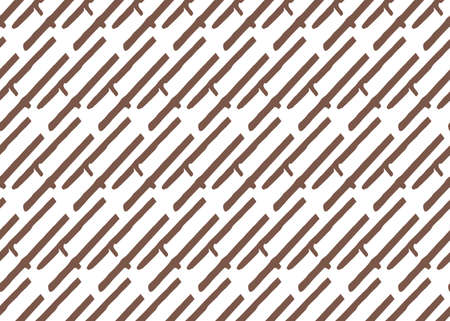 Vector texture background, seamless pattern. Hand drawn, brown and white colors.のイラスト素材