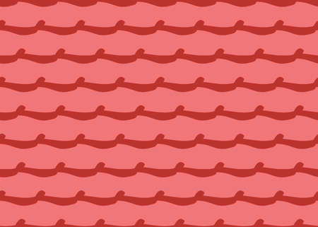 Vector texture background, seamless pattern. Hand drawn and red colors.のイラスト素材