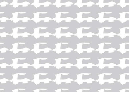 Vector texture background, seamless pattern. Hand drawn, grey and white colors.のイラスト素材