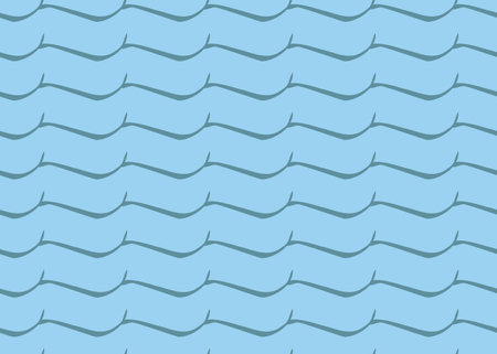 Vector texture background, seamless pattern. Hand drawn and blue colors.のイラスト素材