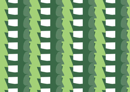 Vector texture background, seamless pattern. Hand drawn, green and white colors.のイラスト素材