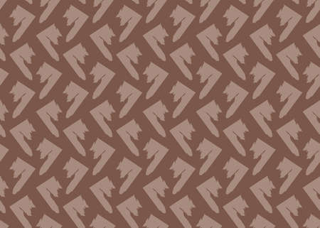 Vector texture background, seamless pattern. Hand drawn and brown colors.