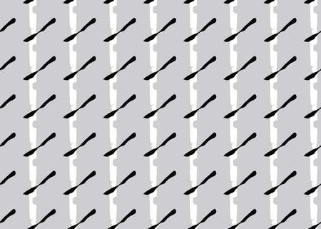 Vector texture background, seamless pattern. Hand drawn, grey, black and white colors.のイラスト素材
