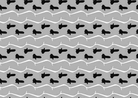 Vector texture background, seamless pattern. Hand drawn, grey, black and white colors.のイラスト素材