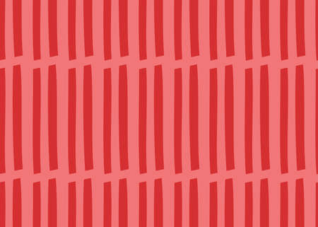 Vector texture background, seamless pattern. Hand drawn and red colors.のイラスト素材