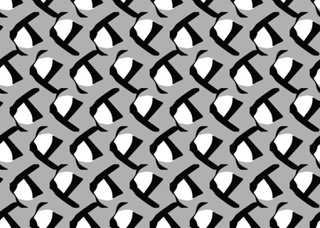 Vector texture background, seamless pattern. Hand drawn, black, grey and white colors.