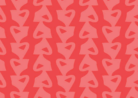 Vector texture background, seamless pattern. Hand drawn and red colors.