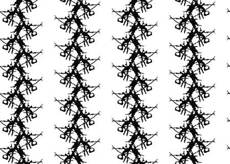 Vector texture background, seamless pattern. Hand drawn, black and white colors.