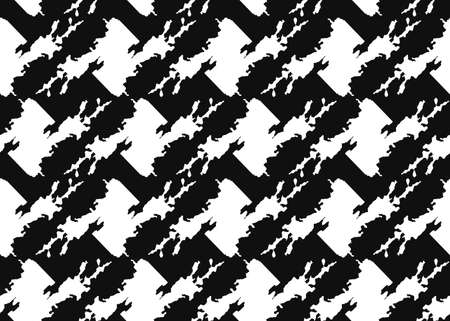 Vector texture background, seamless pattern. Hand drawn, black and white colors.のイラスト素材